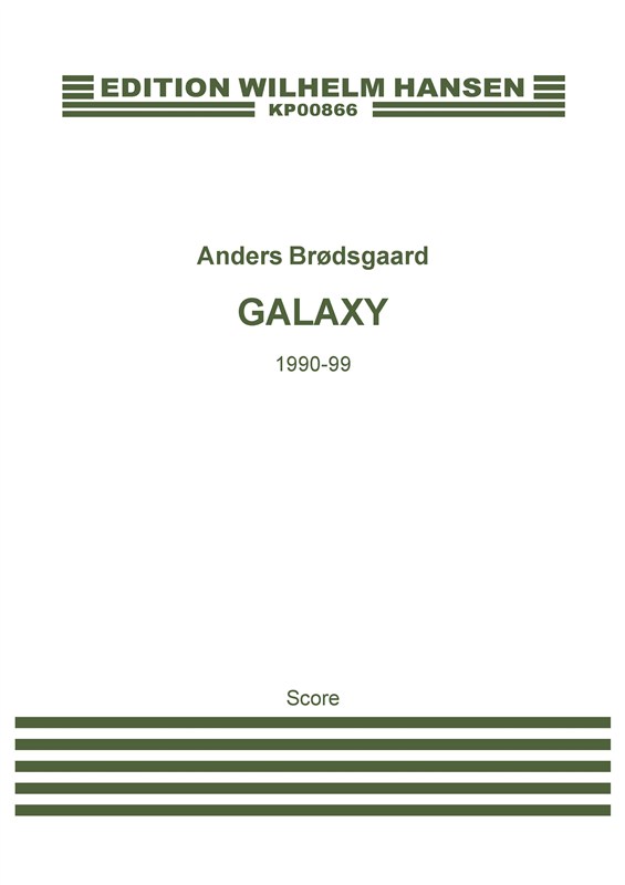 Anders Brødsgaard: Galaxy (Score)