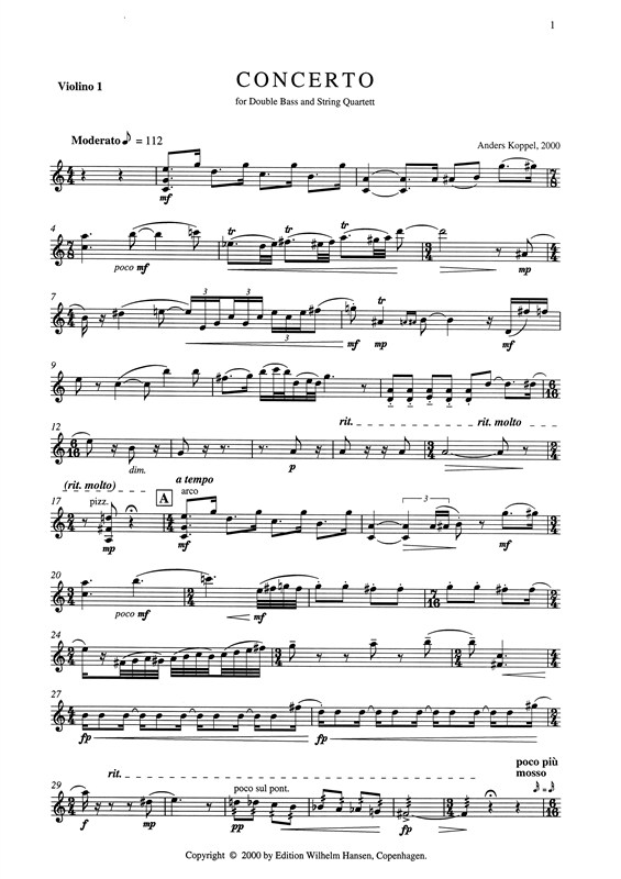 Concerto For Double Bass