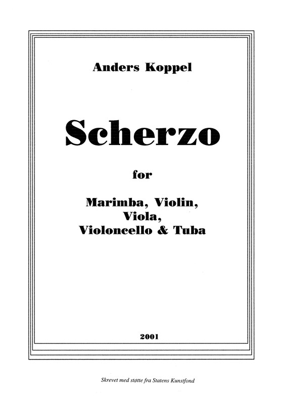 Scherzo - Partitur