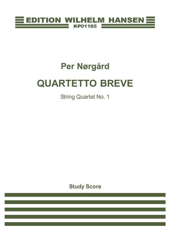Quartetto Breve - Partitur