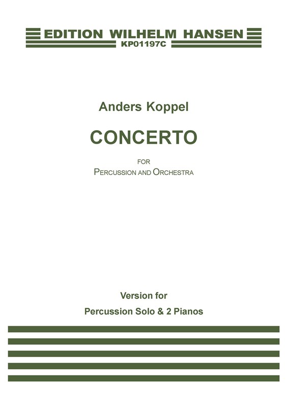 CONCERTO FOR PERCUSSION AND ORCHESTRA