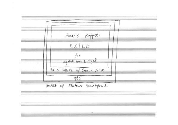 Koppel A Exile Score/Part Ob/Pf