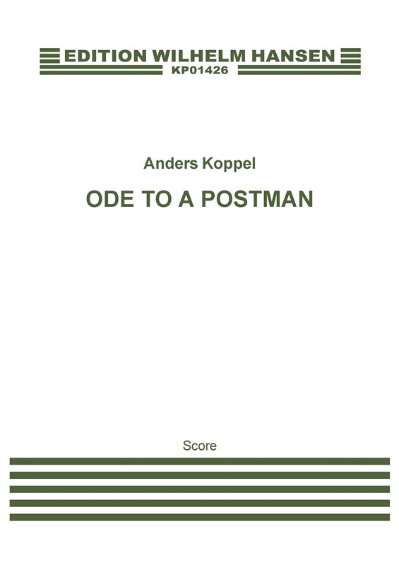 Koppel Ode To A Postman Score Orch