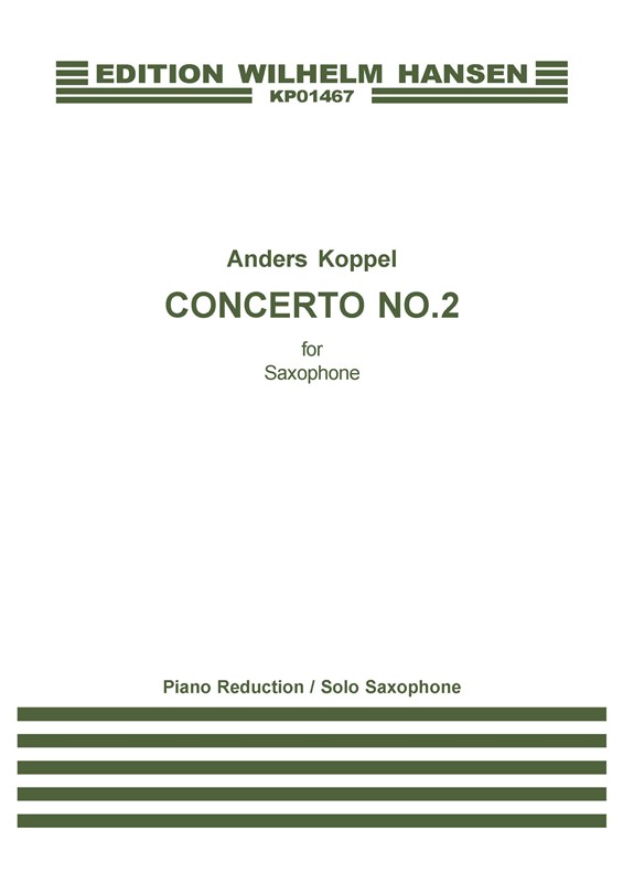 Koppel A Concerto No.2 For Sax Sc/Pt