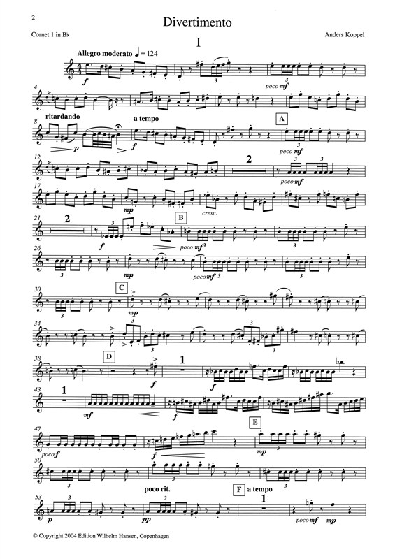 Divertimento For Brass Quintet