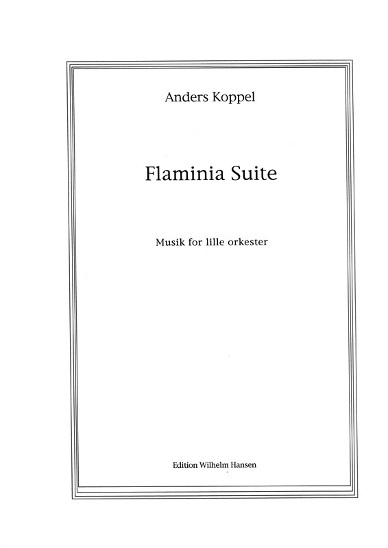 Koppel Flaminia Suite Orch Sc