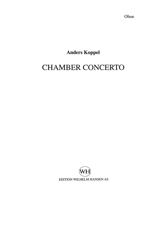 ANDERS KOPPEL CHAMBER CONCERTO PTS
