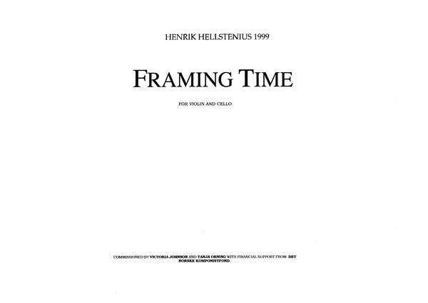 FRAMING TIME