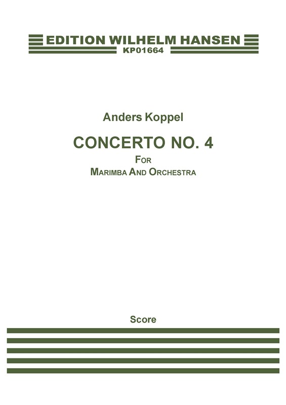 CONCERTO NO. 4 FOR MARIMBA