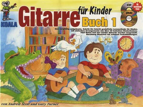 Gitarre Fur Kinder Gtr Bk/Cd/Dvd