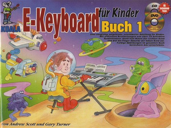 E-Keyboard Fur Kinder Kbd Bk/Cd/Dvd