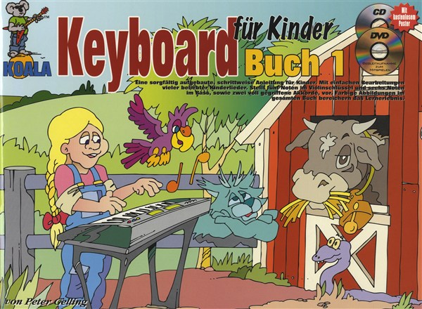 Keyboard Fur Kinder Kbd Bk/Cd/Dvd