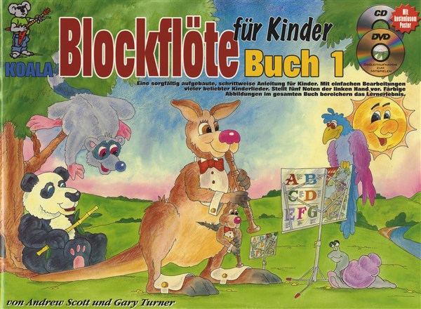 Blockflote Fur Kinder Rec Bk/Cd/Dvd