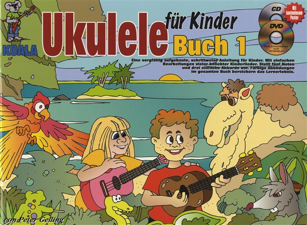 Ukulele Fur Kinder Uke/Bk/Cd/Dvd