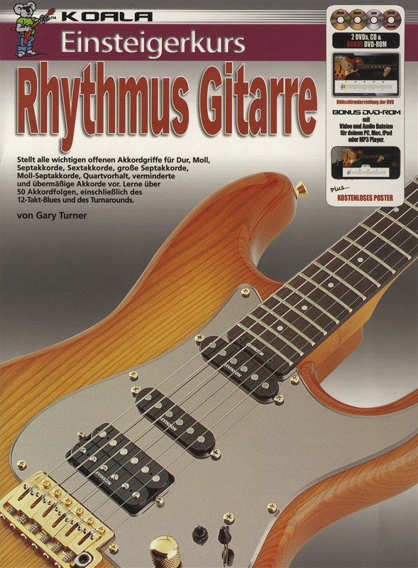 Einsteigerkurs Rhythms Gtr Bk/Cd/Dvd