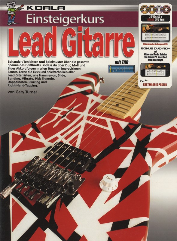 Einsteigerkurs Lead Gtr Bk/Cd/Dvd
