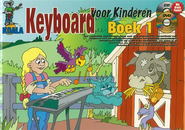 Keyboard Voor Kinderen: Boek 1 (Dutch) (Book/CD/DVD)
