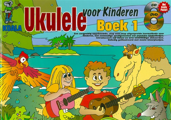 Ukulele Voor Kinderen: Boek 1 (Dutch) (Book/CD/DVD)