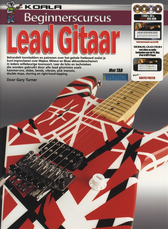 Beginnerscursus: Lead Gitaar (Dutch) (Book/CD/2 DVDs/DVD-ROM)