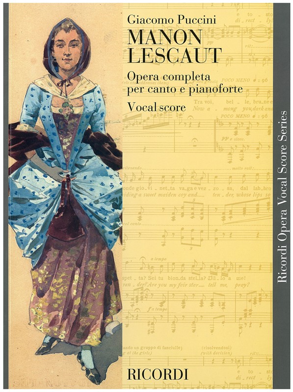 PUCCINI MANON LESCAUT ITALIAN/ENGLISH VOCAL SCORE P/B