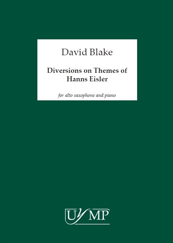 David Blake: Diversions On Themes Of Hanns Eisler
