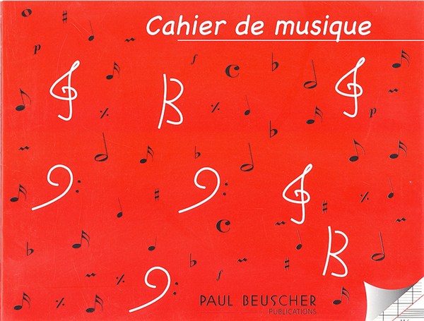 Cahier De Musique 6 Portées Et Pages D'Écriture Seyes - 16 Pages
