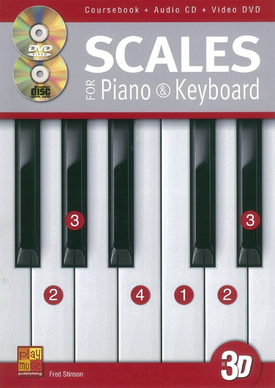 Fred Stinson: Scales For Piano And Keyboard (Book/CD/DVD)