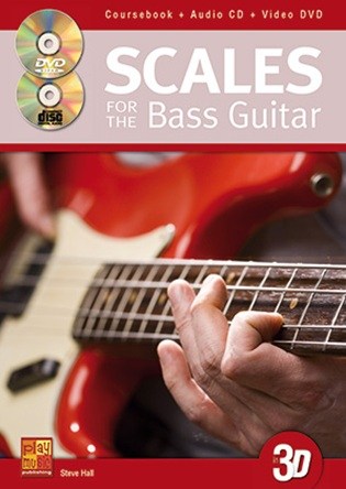 Steve Hall: Scales For The Bass Guitar In 3D (Book/CD/DVD)