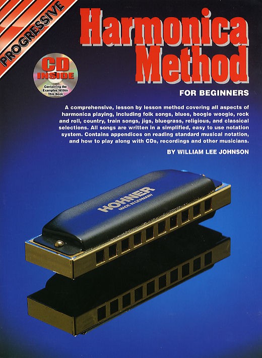 Progressive Harmonica Method For Beginners (Book/CD)