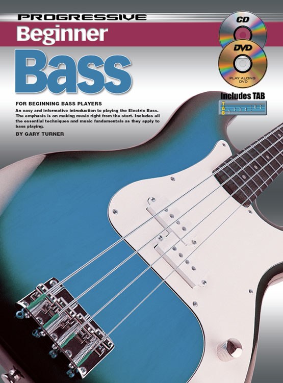 Progressive Beginner Bass Bk/Cd/Dvd