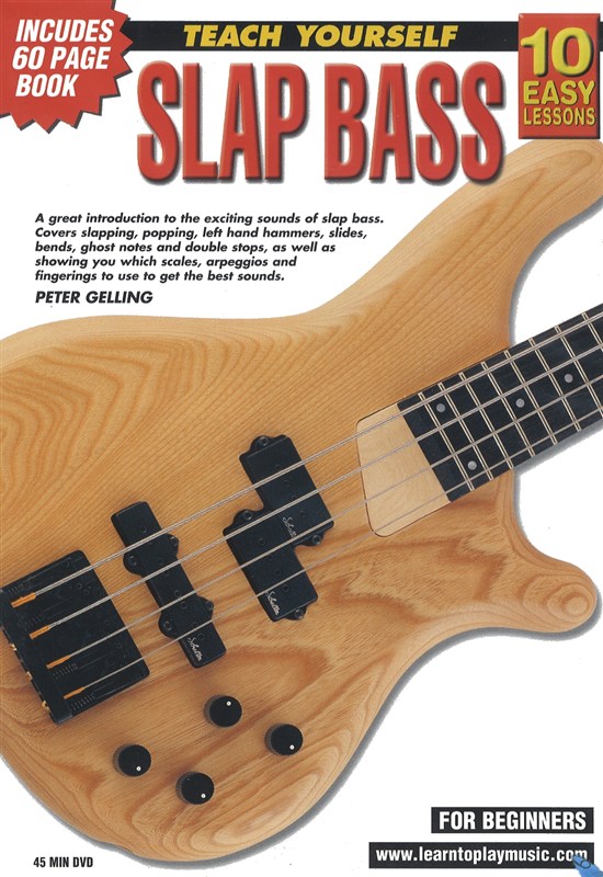10 Easy Lessons: Teach Yourself Slap Bass (DVD With Small Booklet)