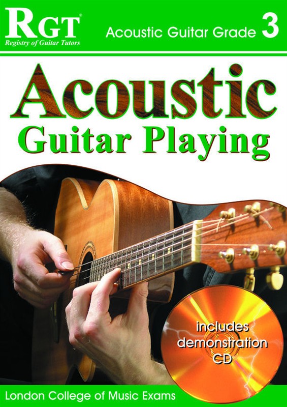 Registry of Guitar Tutors: Acoustic Guitar Playing - Grade 3 (Book and CD)