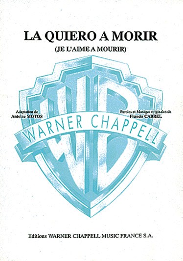 Francis Cabrel: La Quiero a Morir