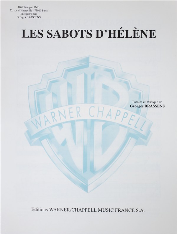 Georges Brassens: Les Sabots D'Helene