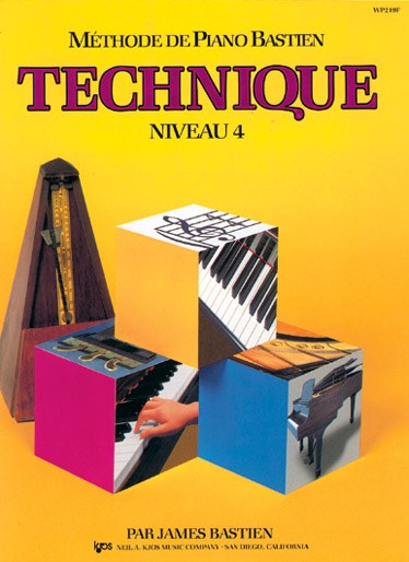 Méthode de Piano Bastien : Technique, Niveau 4