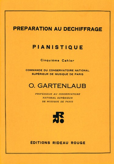 Préparation Au Déchiffrage Pianistique - 5ème Cahier