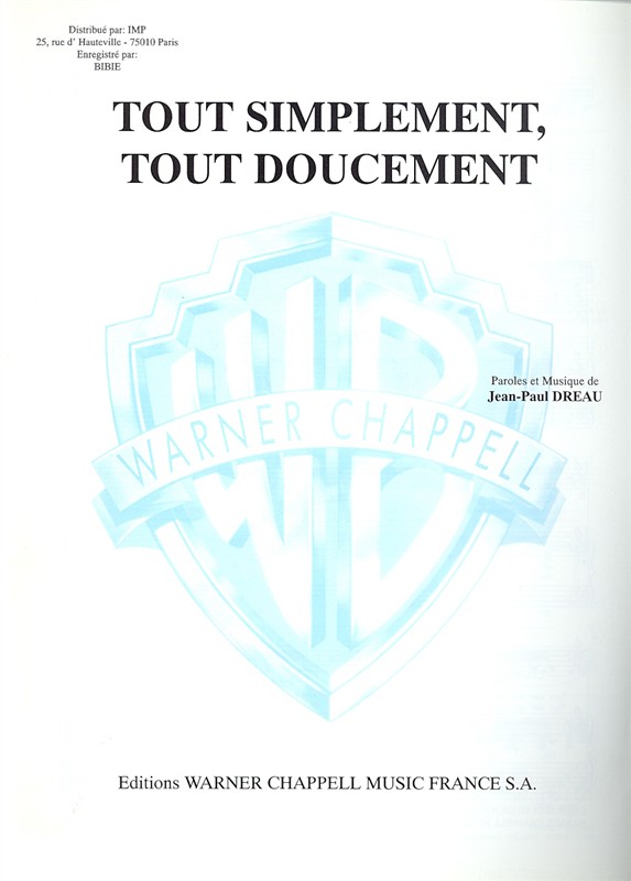 Bibie: Tout Simplement, Tout Doucement