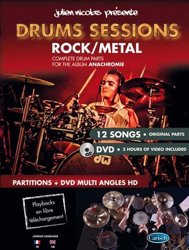 Nicolas Drums Sessions Drums Bk/Dvd