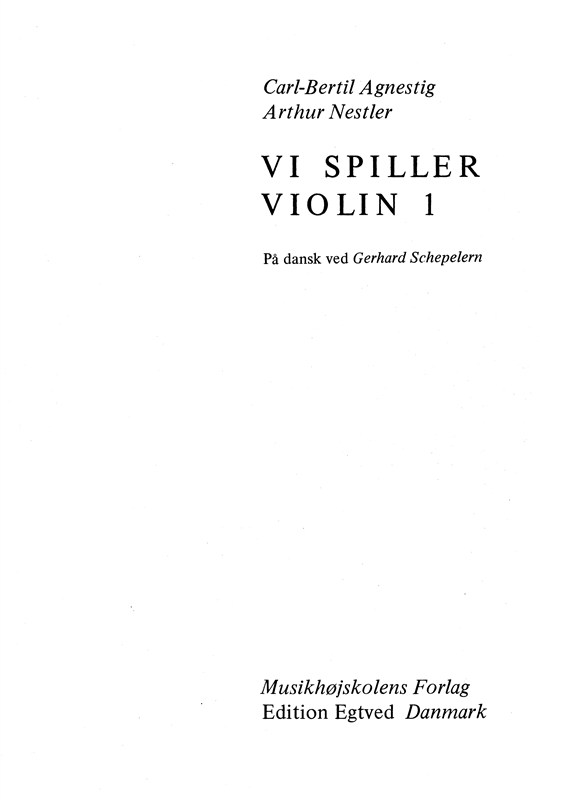 VI SPILLER VIOLIN 1