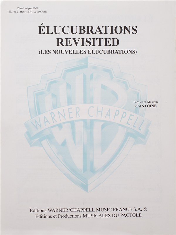 Antoine: Elucubrations Revisited