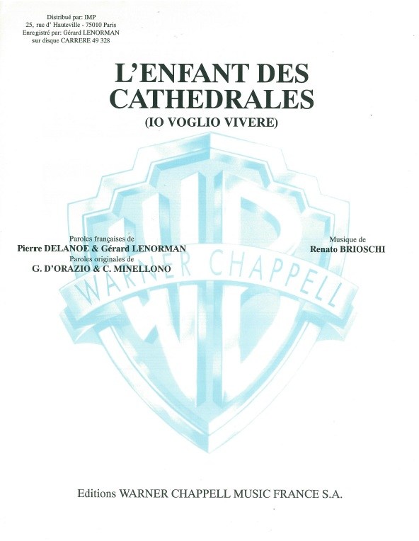 Gerard Lenorman: L'enfant Des Cathedrales