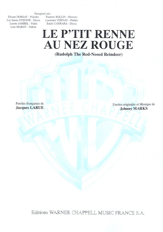 Le P'Tit Renne Au Nez Rouge