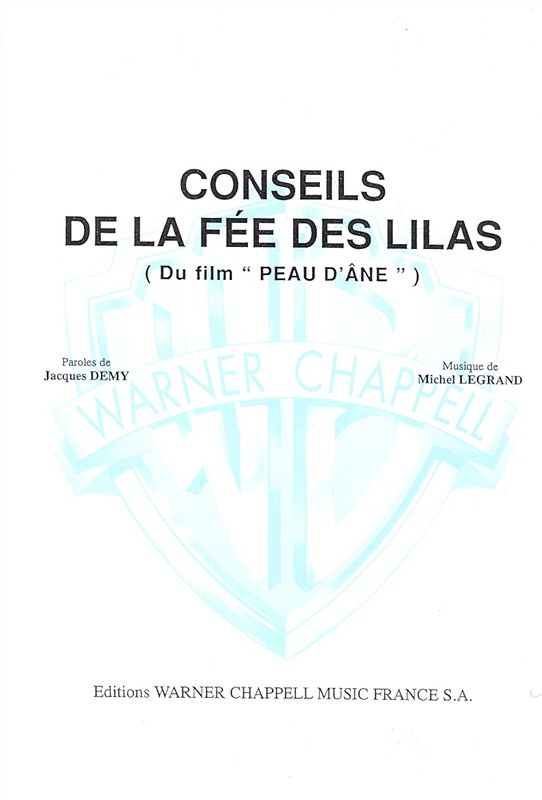 Michel Legrand: Conseils de la Fée des Lilas (Du Film Peau D?âne)