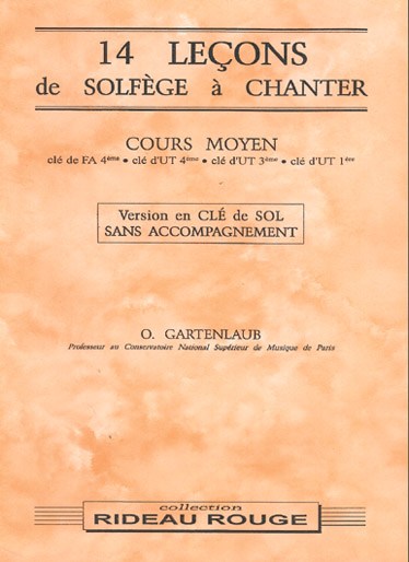 14 Leçons Solfège à Chanter : Cours Moyen