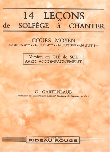 14 Leçons Solfège à Chanter : Cours Moyen