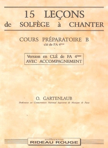 15 Leçons Solfège à Chanter : Cours Préparatoire B