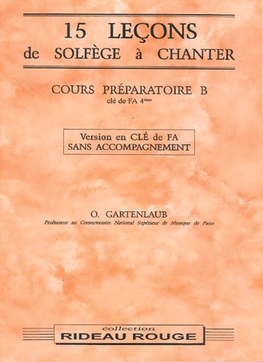 15 Leçons Solfège à Chanter : Cours Préparatoire B