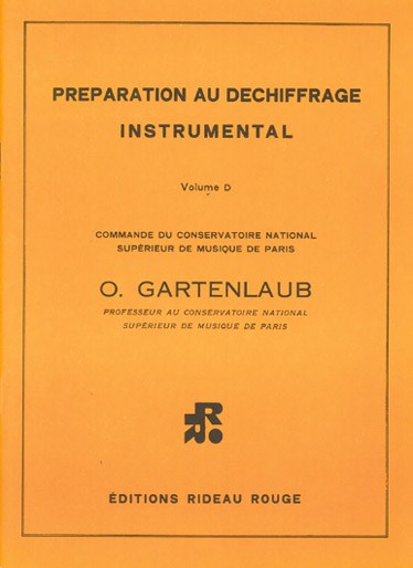 Préparation Au Déchiffrage Instrumental : Volume D - Supérieur