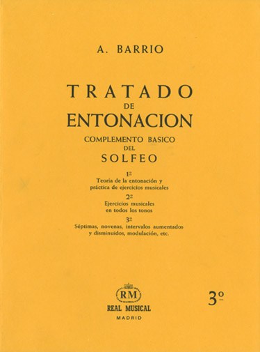 Tratado de Entonación, 3°: Séptimas, Novenas, Intervalos Aumentados y Disminuidos, Modulación, Etc.