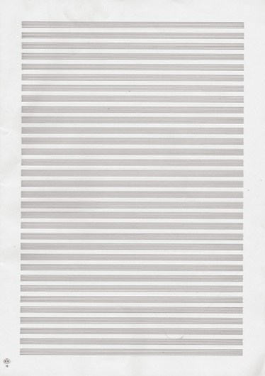 Carta da Musica (Cuadernillo, Papier à Musique)